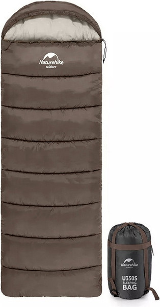 Спальный мешок Naturehike U350S (190+30)х75см / NH20MSD07-GRE350S- фото7