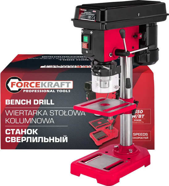 Сверлильный станок ForceKraft FK-DP8A- фото, картинка Сверлильный станок ForceKraft FK-DP8A- фото
