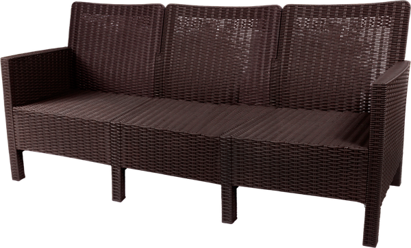 Диван садовый ВПМ Ротанг 3-х местный / 6199036- фото
