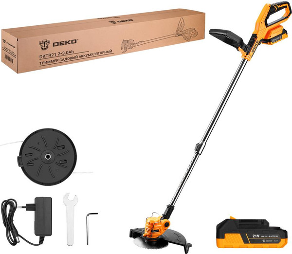 Триммер аккумуляторный Deko DKTR21 Max / 063-4239-1- фото3