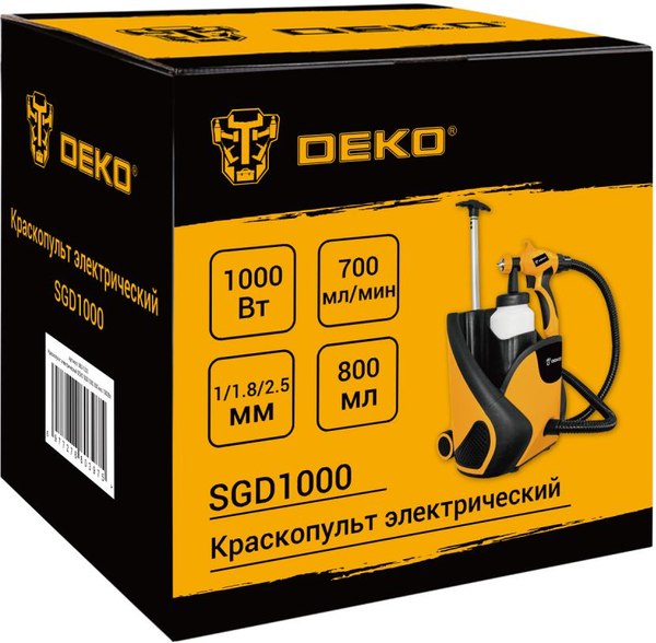 Краскопульт электрический Deko SGD1000 / 085-1333- фото5