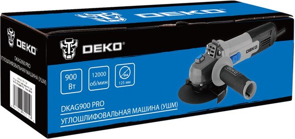 Угловая шлифовальная машина Deko DKAG900 PRO / 085-1054- фото5