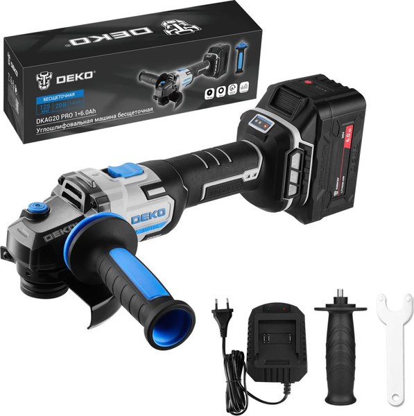 Угловая шлифовальная машина Deko DKAG20 PRO / 085-1073- фото