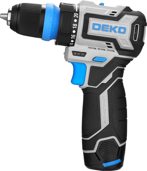 Аккумуляторная дрель-шуруповерт Deko Loner 12V PRO / 085-1121- фото3