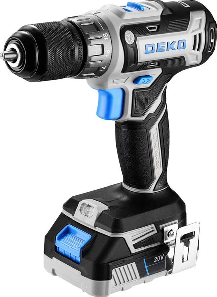 Аккумуляторная дрель-шуруповерт Deko Loner 20V / 085-1005- фото2