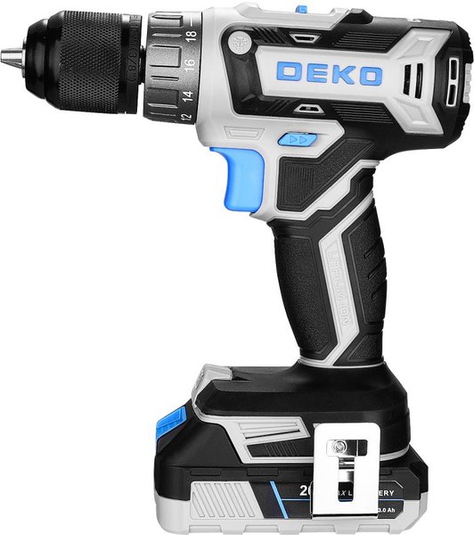 Аккумуляторная дрель-шуруповерт Deko Loner 20V / 085-1005- фото6