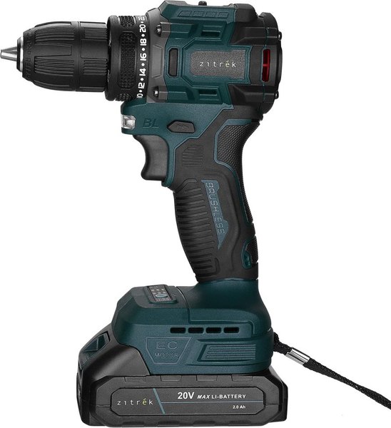 Аккумуляторная дрель-шуруповерт Zitrek Greenpower 20 PRO / 085-1314- фото3