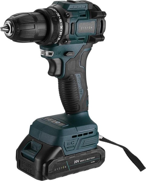 Аккумуляторная дрель-шуруповерт Zitrek Greenpower 20 PRO / 085-1313- фото2