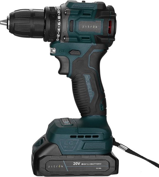 Аккумуляторная дрель-шуруповерт Zitrek Greenpower 20 PRO / 085-1313- фото3