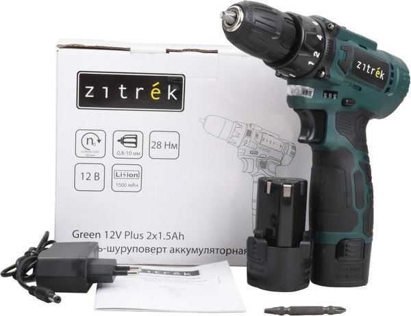 Аккумуляторная дрель-шуруповерт Zitrek Green 12V Plus / 085-1014- фото7