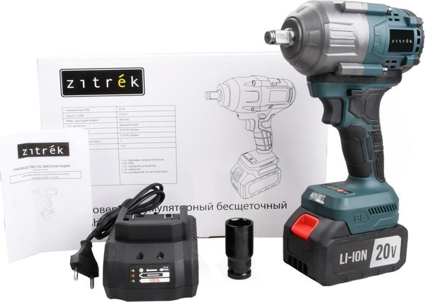 Аккумуляторный гайковерт Zitrek Crusher 20 PRO / 085-1019- фото5