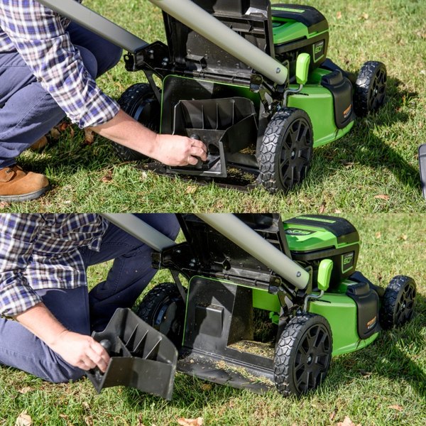 Газонокосилка аккумуляторная Greenworks GD60LM51SP / 2514307COMBO- фото8