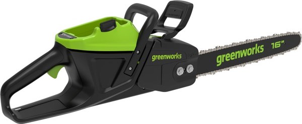 Пила цепная аккумуляторная Greenworks GD60CS25 60В / 2008907COMBO- фото