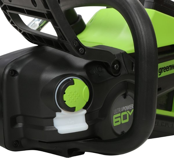 Пила цепная аккумуляторная Greenworks GD60CS25 60В / 2008907COMBO- фото3