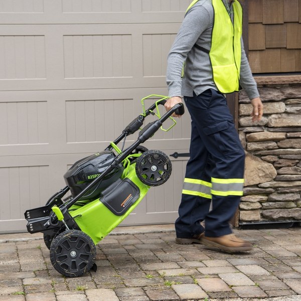 Газонокосилка аккумуляторная Greenworks GC82LM51SP2 51см 82В / 2515907COMBO- фото10