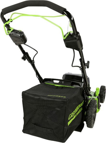 Газонокосилка аккумуляторная Greenworks GC82LM51SP2 51см 82В / 2515907COMBO- фото3