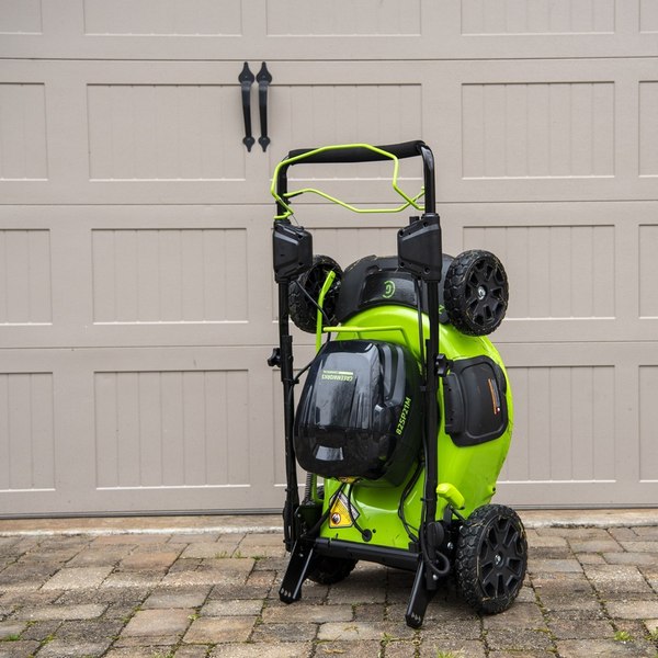 Газонокосилка аккумуляторная Greenworks GC82LM51SP2 51см 82В / 2515907COMBO- фото9