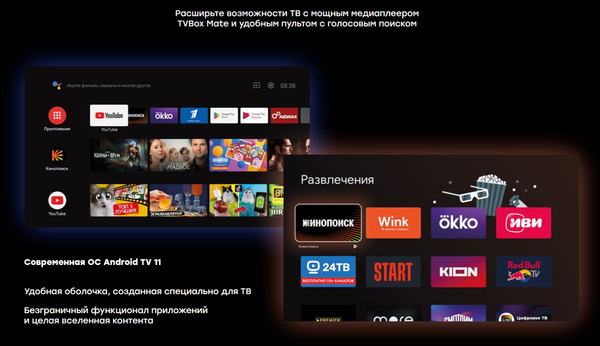 Медиаплеер Rombica TVBox Mate SBX-Z06- фото3