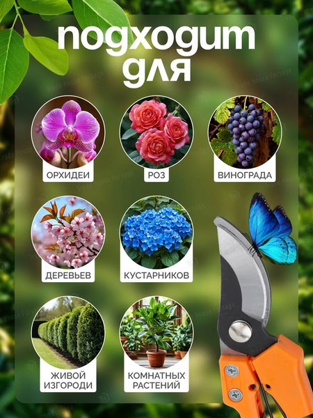 Секатор механический ISMA TG1306026- фото4, картинка4 Секатор механический ISMA TG1306026- фото4