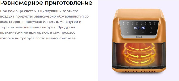 Аэрогриль Kitfort КТ-8105- фото5