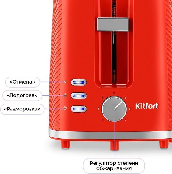 Тостер Kitfort КТ-9867- фото3
