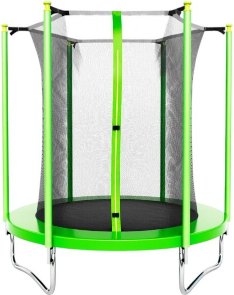 Батут GetActive J6 (зеленый, с сеткой)- фото
