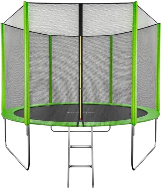 Батут GetActive J8L (зеленый, с сеткой)- фото