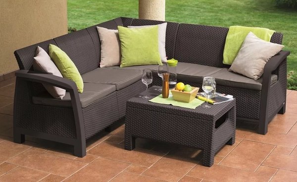 Комплект садовой мебели Springhouse Corfu Relax NCC4+1BR- фото5, картинка5 Комплект садовой мебели Springhouse Corfu Relax NCC4+1BR- фото5