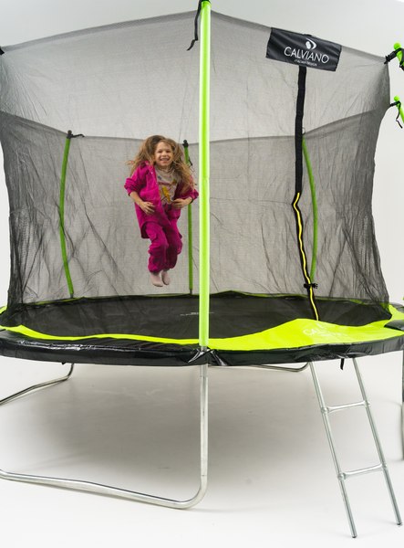 Батут Calviano 374см 12ft Inside Master Green (с защитной сеткой)- фото7