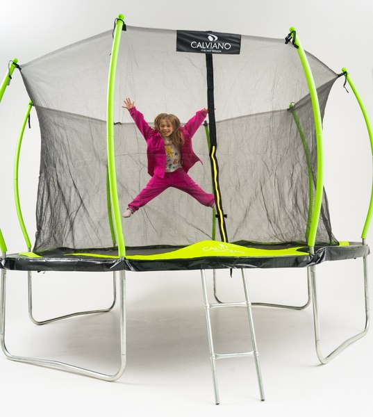Батут Calviano 374см 12ft Inside Master Green (с защитной сеткой)- фото8