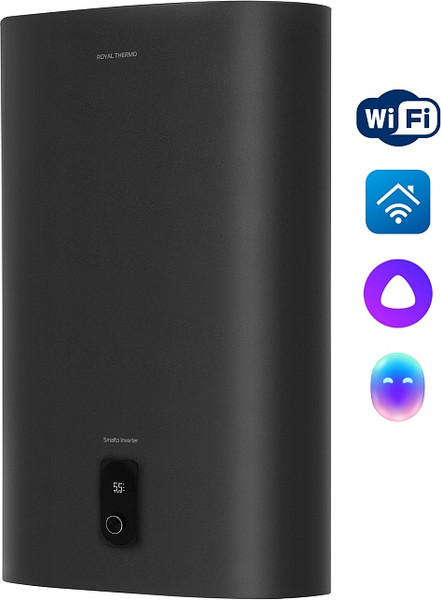 Накопительный водонагреватель Royal Thermo RWH 80 Smalto Inverter Grafit- фото2