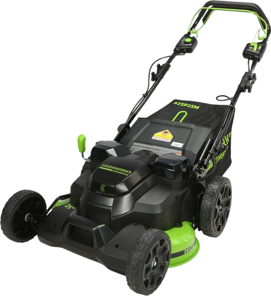 Газонокосилка аккумуляторная Greenworks GC82LM61S / 2515607UG2- фото