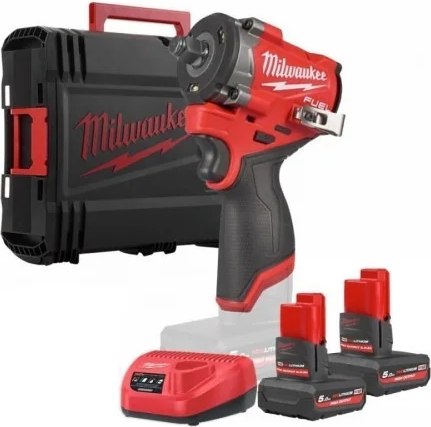 Аккумуляторный гайковерт Milwaukee M12 FCIWF12G3-502X / 4933493455- фото9