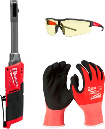 Аккумуляторная трещотка Milwaukee M12 FPTR-0 FUEL+Очки1+Перчатки3 / 4933480756P172