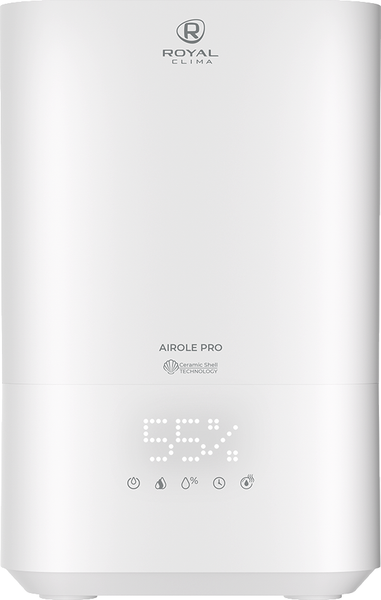 Ультразвуковой увлажнитель воздуха Royal Clima Airole Pro RUH-ARP400/5.0E-WT- фото, картинка Ультразвуковой увлажнитель воздуха Royal Clima Airole Pro RUH-ARP400/5.0E-WT- фото
