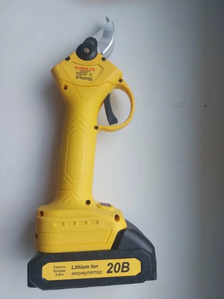 Секатор аккумуляторный EUROLUX CP-20Li-2K EA+- фото2