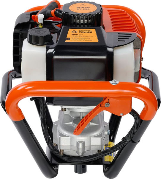 Мотобур земляной BURAN DT-250 Со шнеком Harddrill 200x800 / S00135- фото4