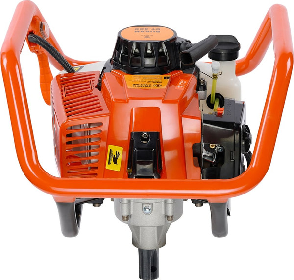 Мотобур земляной BURAN DT-800 Со шнеком Drill 200x800 / S00140- фото4