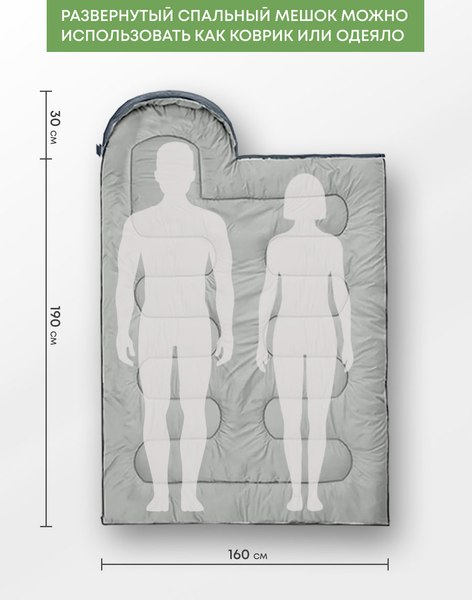 Спальный мешок RSP Outdoor Sleep 350 / SB-SLE-350-G-R- фото9