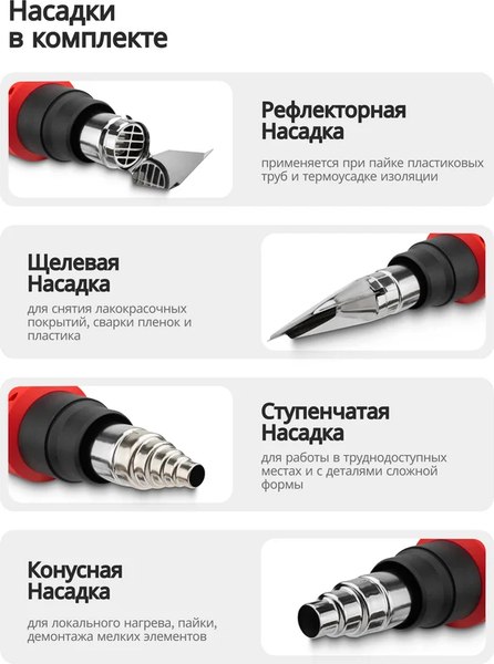 Строительный фен ForceKraft FK-HG65-2000LCD- фото4