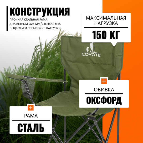 Комплект кресел складных Coyote HYA016S- фото2