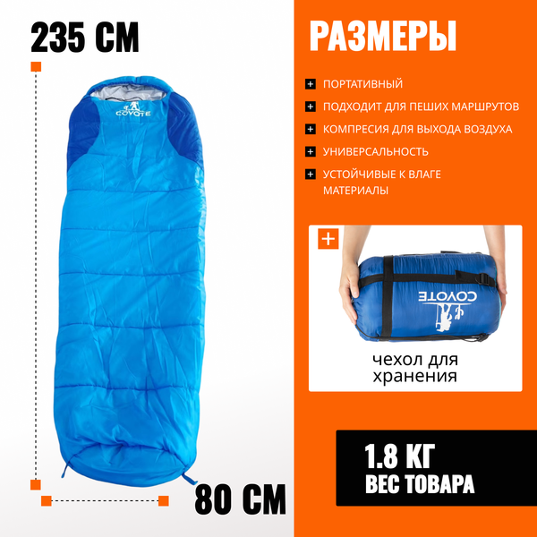 Спальный мешок Coyote Baring ZC-SB022- фото4