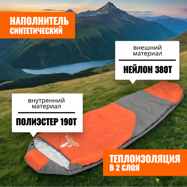 Спальный мешок Coyote Capitan ZC-SB102- фото2