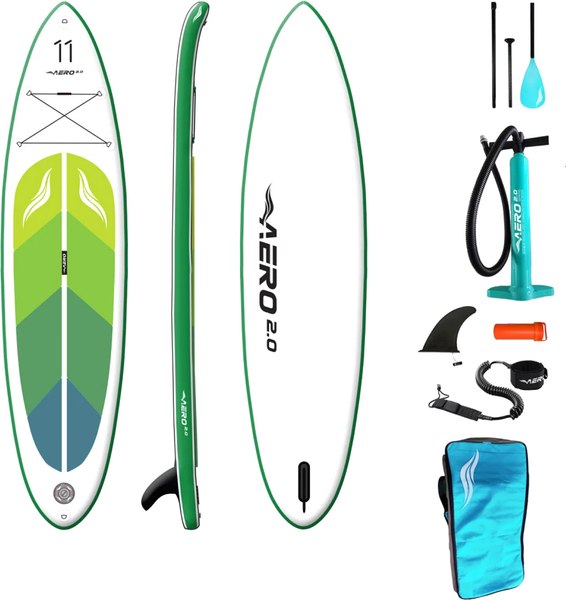 SUP-борд AERO Green Leaf 11- фото