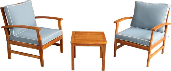 Комплект садовой мебели National Tree Company из акации / TP2062.0.3- фото