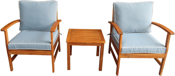 Комплект садовой мебели National Tree Company из акации / TP2062.0.3- фото2