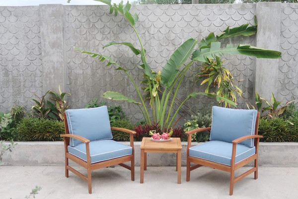 Комплект садовой мебели National Tree Company из акации / TP2062.0.3- фото5