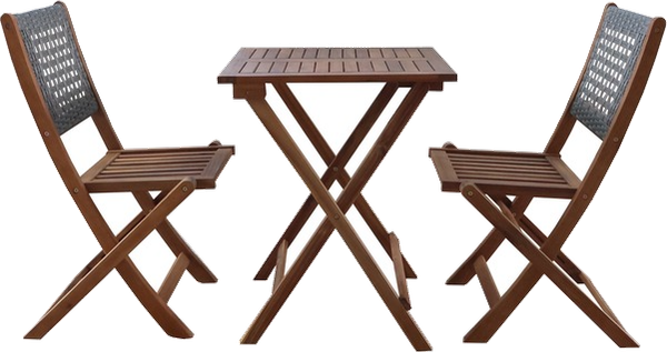 Комплект складной мебели National Tree Company из акации / TP2102.0.3- фото
