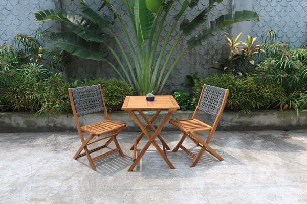 Комплект складной мебели National Tree Company из акации / TP2102.0.3- фото3