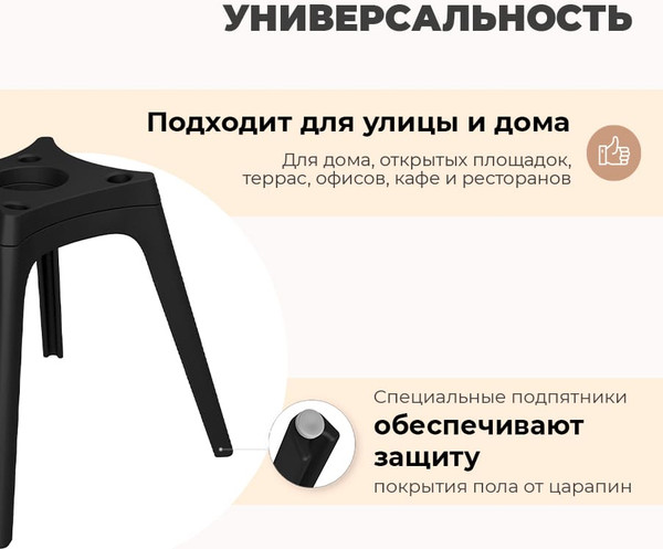 Стул пластиковый Sheffilton SHT-ST29/S195- фото4